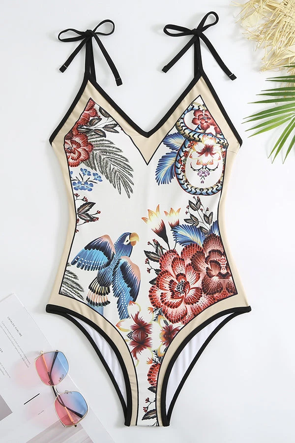 Stylish Slim One-Piece Swimsuit & Cover-Up Skirt Set 14 Stylish Slim One-Piece Swimsuit & Cover-Up Skirt Set - Image 14