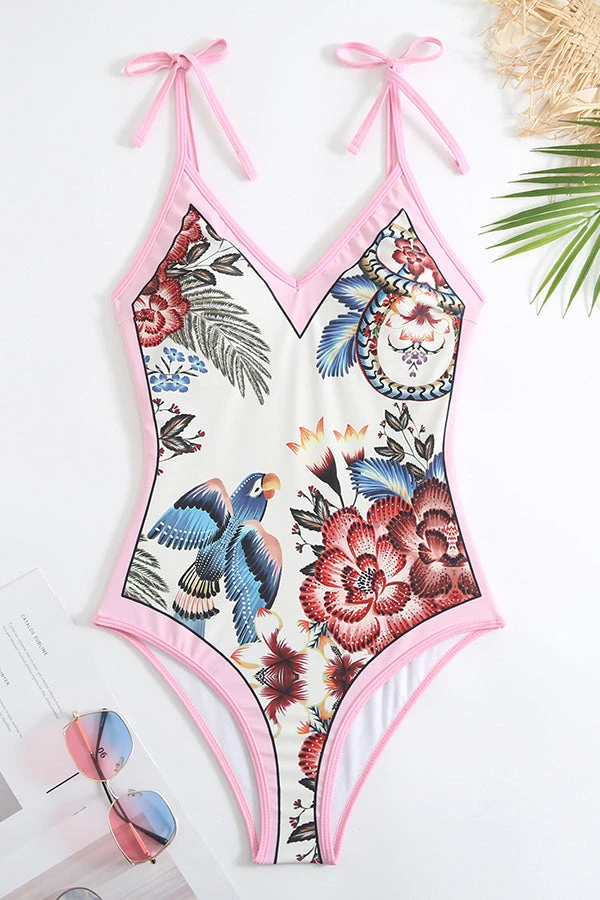 Stylish Slim One-Piece Swimsuit & Cover-Up Skirt Set 5 Stylish Slim One-Piece Swimsuit & Cover-Up Skirt Set - Image 5