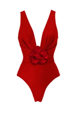 Fashion Twist Front Romper & Ruffle Hem Set 14 Fashion Twist Front Romper & Ruffle Hem Set -Acorpstyle XTY6589 RE 3