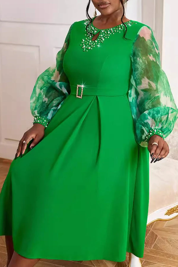 Party Beaded High-Waist A-Line Skirt 2 Party Beaded High-Waist A-Line Skirt - Image 2