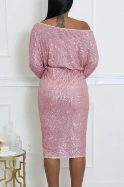 Party Boat Neck Party Two-piece Dress Set -Acorpstyle XTY6895 PI 2