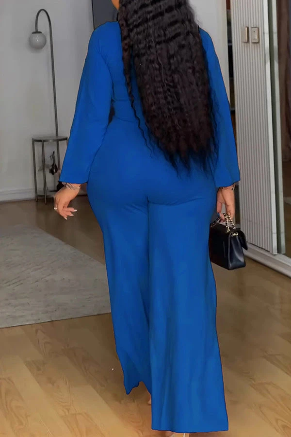 Chic Chest Hollow Straight Jumpsuit* 7 Chic Chest Hollow Straight Jumpsuit* - Image 7