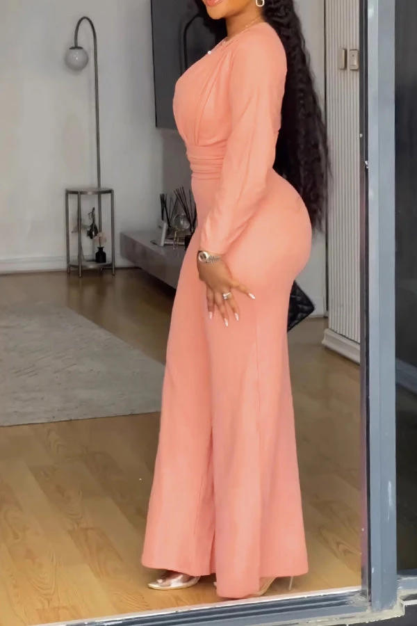 Chic Chest Hollow Straight Jumpsuit* 3 Chic Chest Hollow Straight Jumpsuit* - Image 3