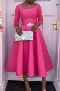 So Splendid 3/4 Sleeve Swing Dress 37 So Splendid 3/4 Sleeve Swing Dress -Acorpstyle XTYS621 RR 1