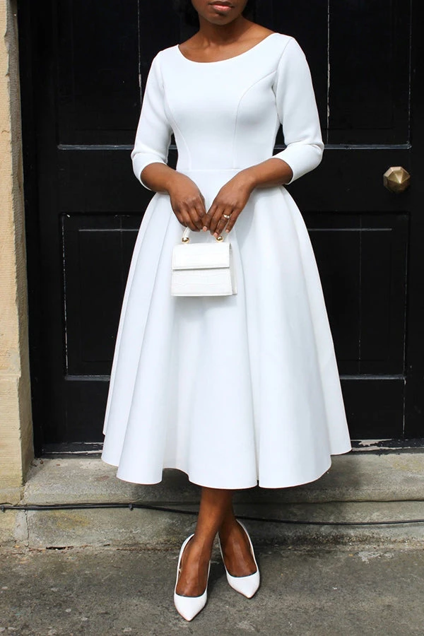 So Splendid 3/4 Sleeve Swing Dress 3 So Splendid 3/4 Sleeve Swing Dress - Image 3