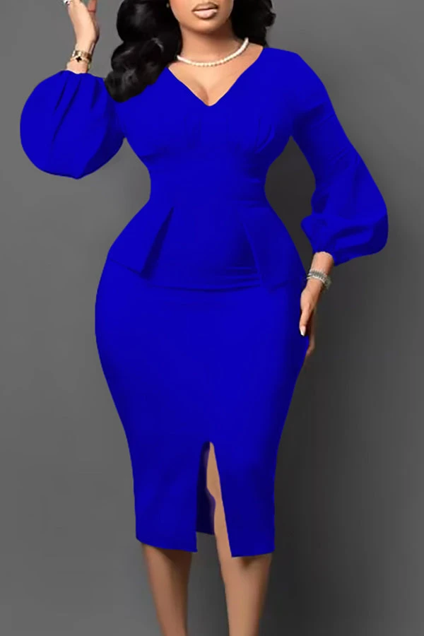 Body Hug Slitted Bodycon Dress 5 Body Hug Slitted Bodycon Dress - Image 5