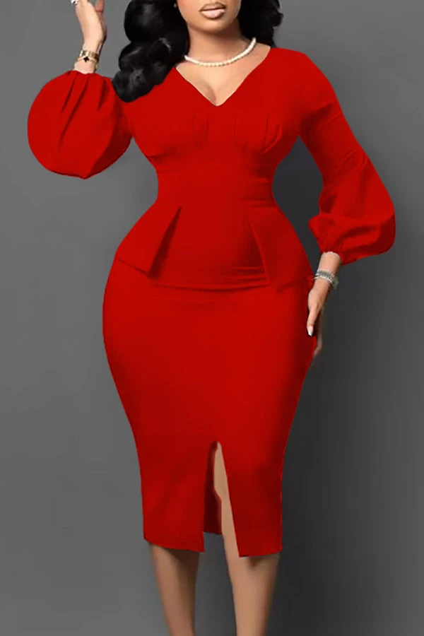 Body Hug Slitted Bodycon Dress 1 Body Hug Slitted Bodycon Dress