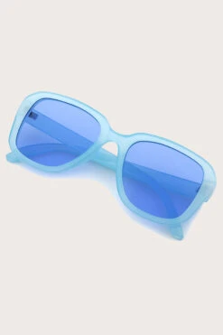 Candy Colors Square Sunglasses 29 Candy Colors Square Sunglasses -Acorpstyle XTZ0286 BL 2
