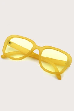 Candy Colors Square Sunglasses 19 Candy Colors Square Sunglasses -Acorpstyle XTZ0286 YE 4