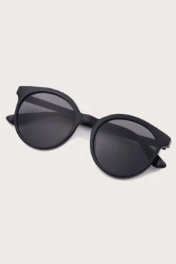 Round Frame Sunglasses 22 Round Frame Sunglasses -Acorpstyle XTZ0290 BK 3