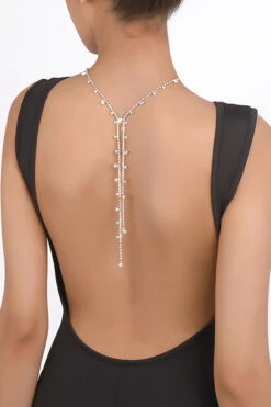 Rhinestone Long Tassel Necklace 7 Rhinestone Long Tassel Necklace -Acorpstyle XTZ0377 SI 4